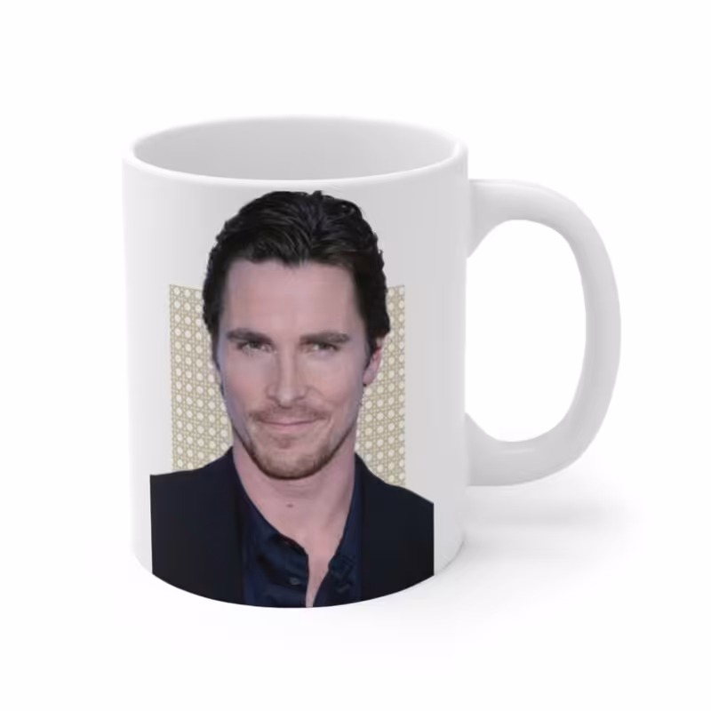 ماگ طرح کریستین بیل Christian Bale مدل NM1916