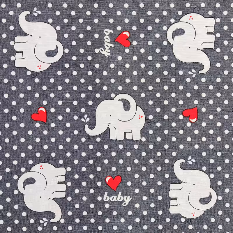 پارچه ملحفه طرح بیبی خالدار کد 1115