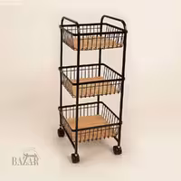 سبد سیب زمینی و پیاز سه طبقه بی وی کی کد 401623