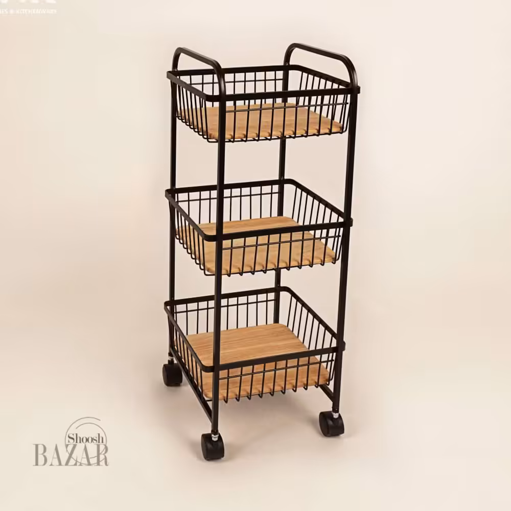 سبد سیب زمینی و پیاز سه طبقه بی وی کی کد 401623