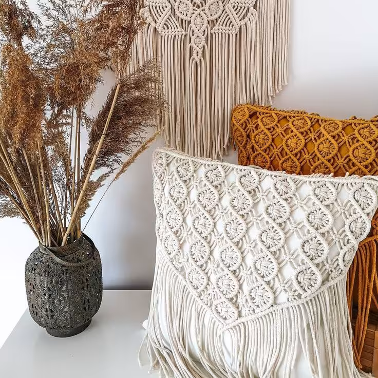 کاور کوسن مکرومه ....