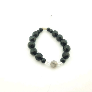 دستبند عقیق اونیکس a230