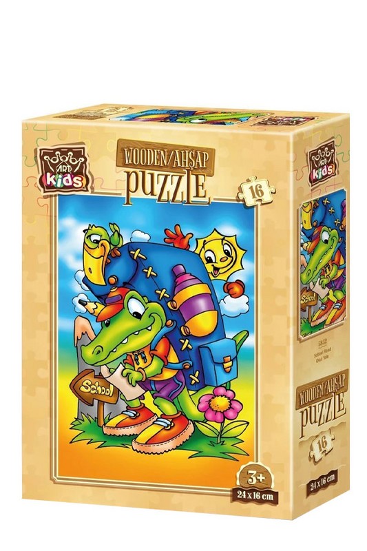 پازل 16 school road 5852 puzzle