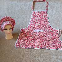 پیشبند آشپزی و کلاه 