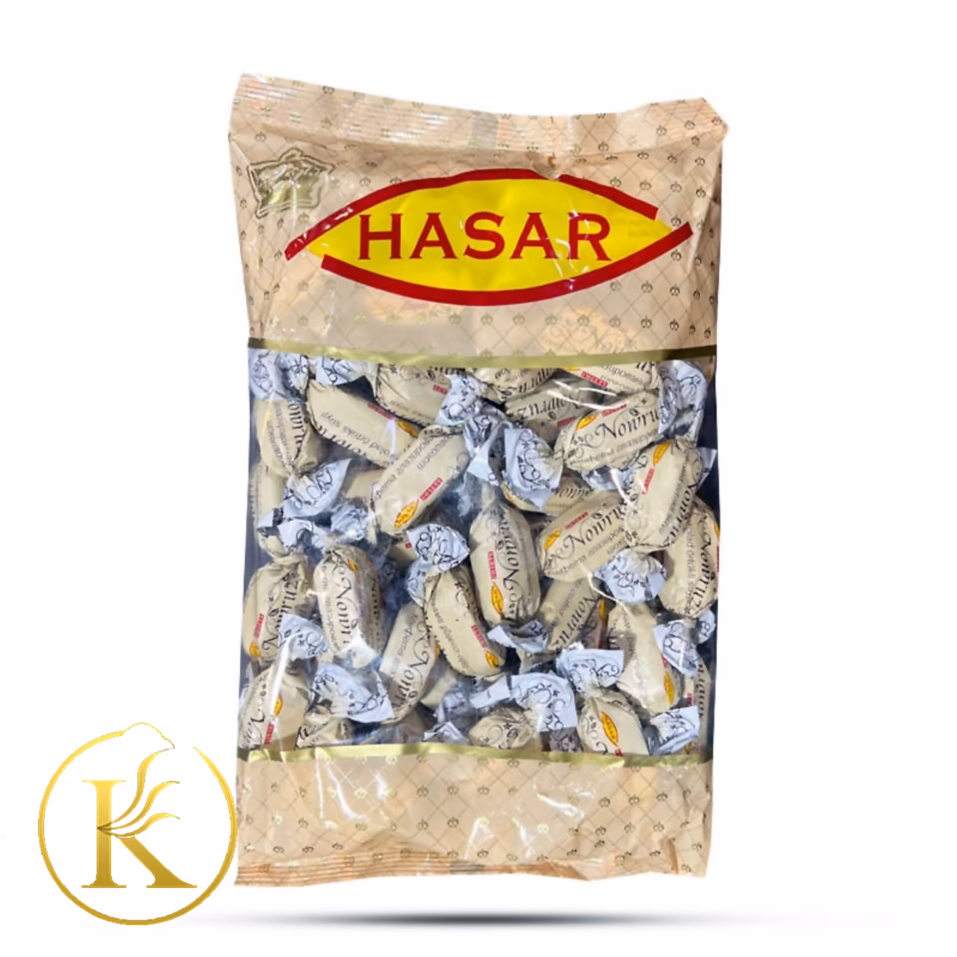 شکلات پذیرایی نوروز با مغز ژله ای عسلی یک کیلویی nowrouz

