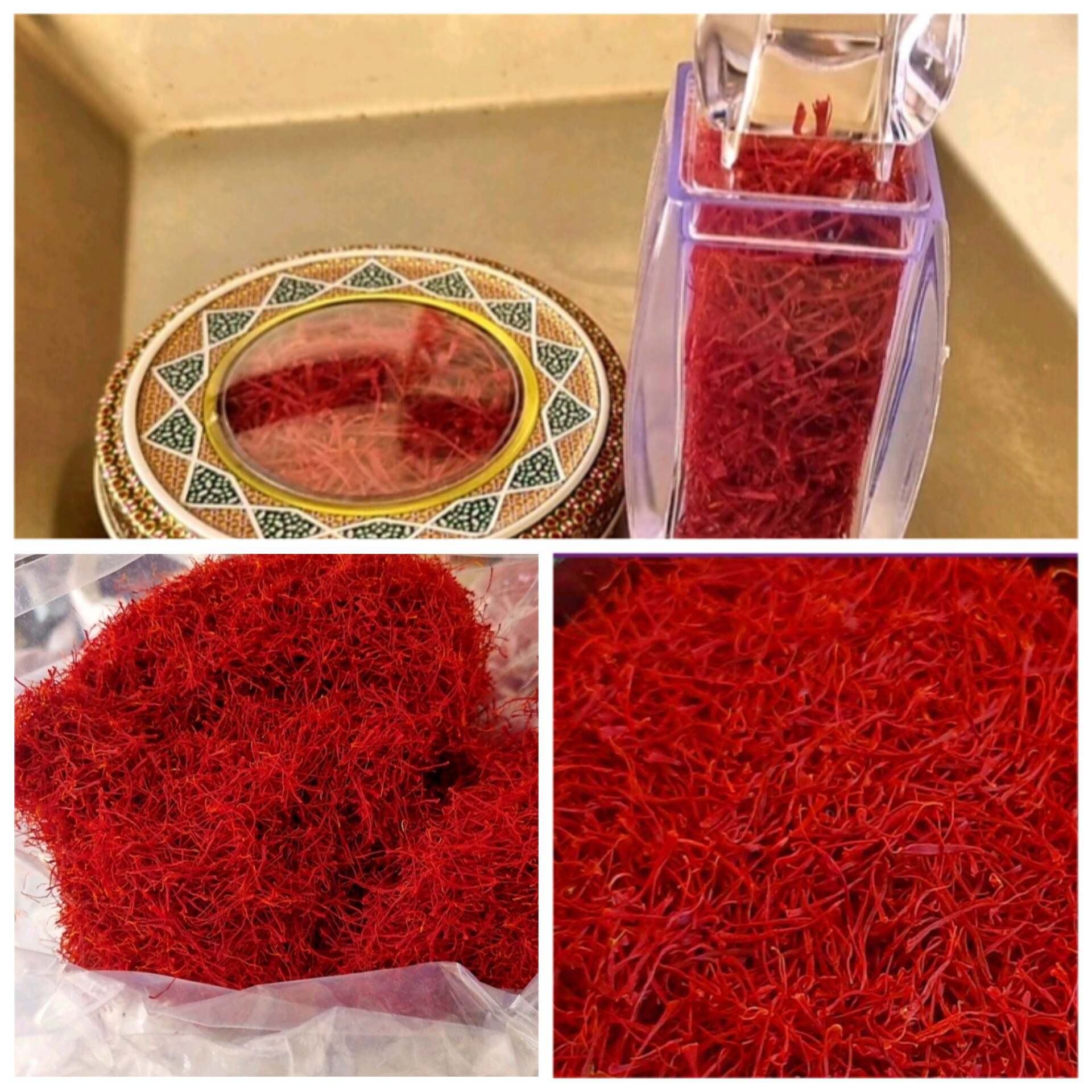 زعفران نگین صادراتی پارسالی  1مثقالی 