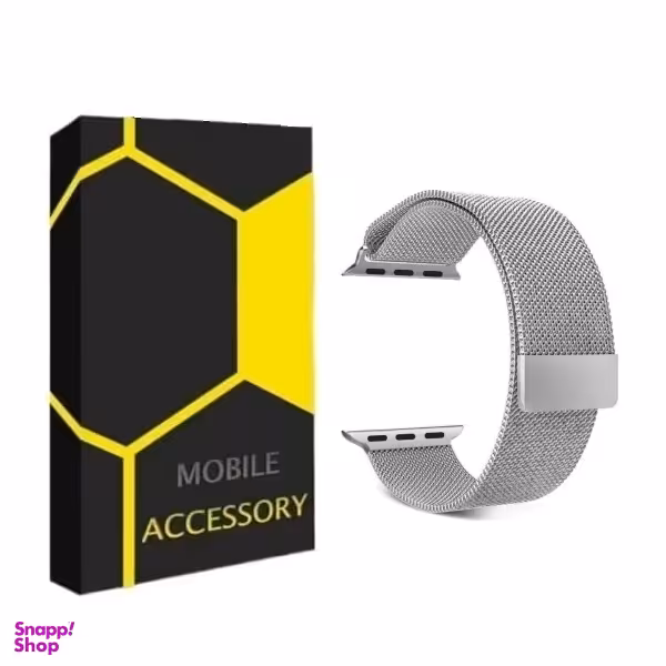 بند ساعت هوشمند مدل Milanese Loop مناسب اپل Apple Watch 45mm