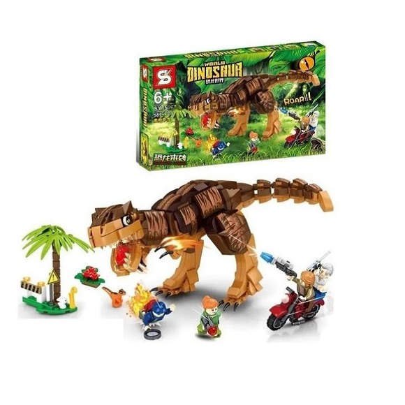 لگو دنیای دایناسور ژوراسیک 589 قطعه مدل sy 1507
