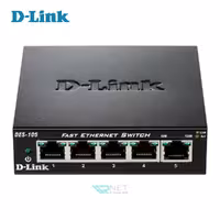 سوئیچ شبکه 5 پورت دی لینک مدل D-Link DES-105