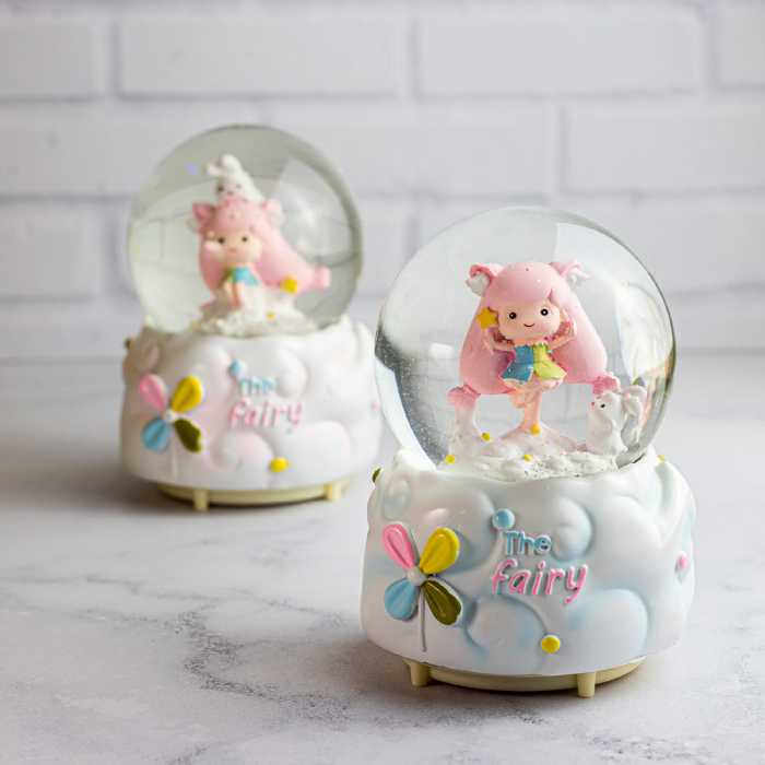 گوی موزیکال پمپی دخترانه سفید هاکان مد کد A13