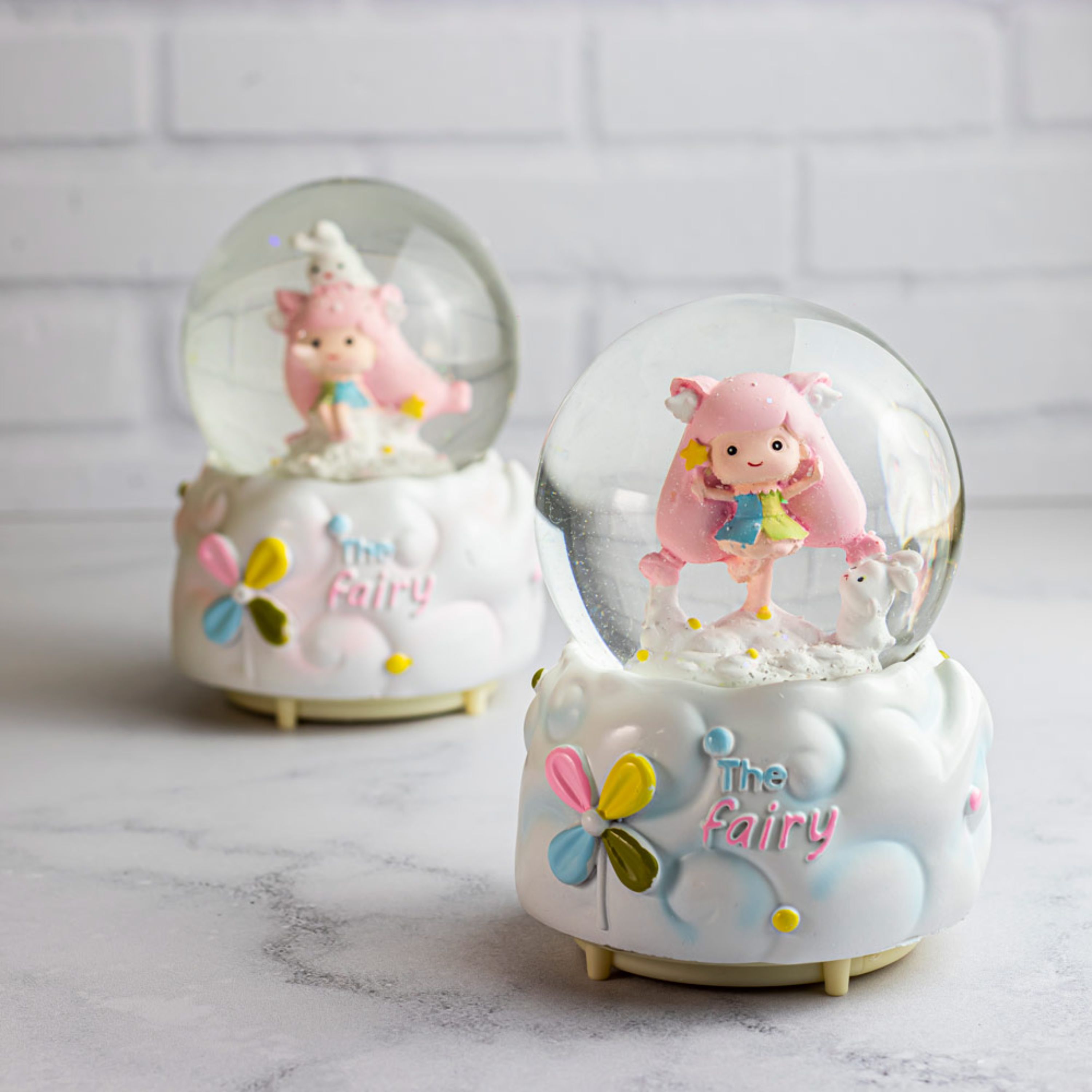 گوی موزیکال پمپی دخترانه سفید هاکان مد کد A13