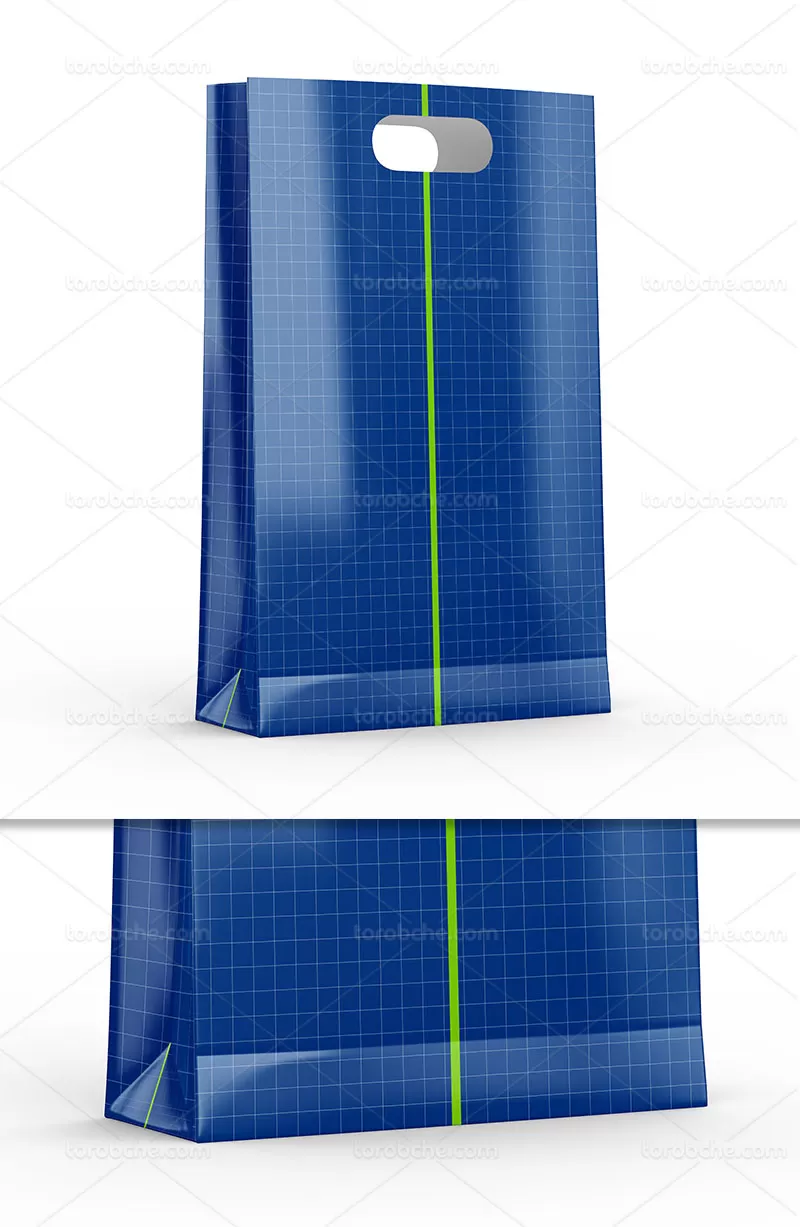 موکاپ ساک خرید لایه باز | گرافیک با طعم تربچه