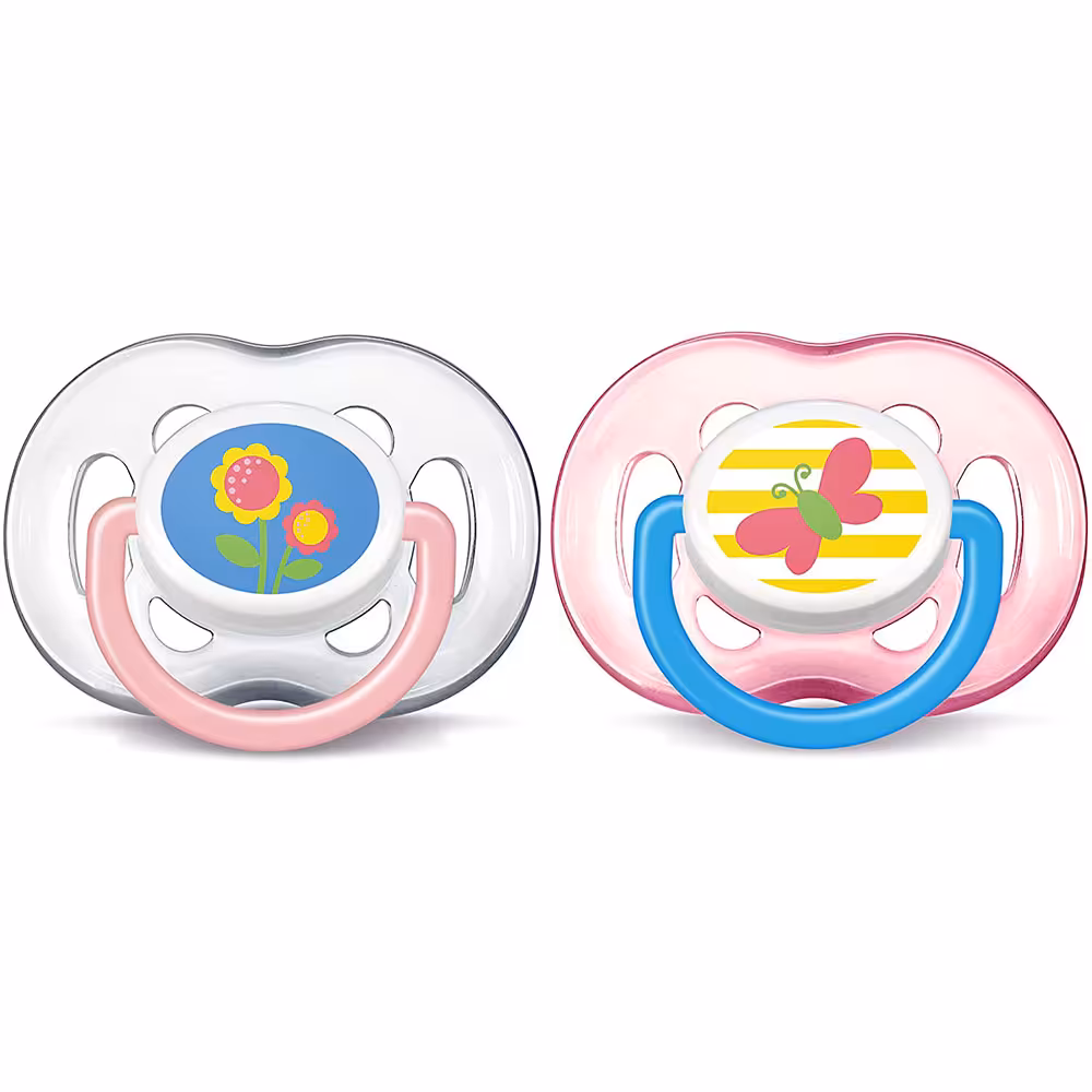 پستانک الترا ایر 6-18ماه فیلیپس اونت philips avent بسته دو عددی صورتی