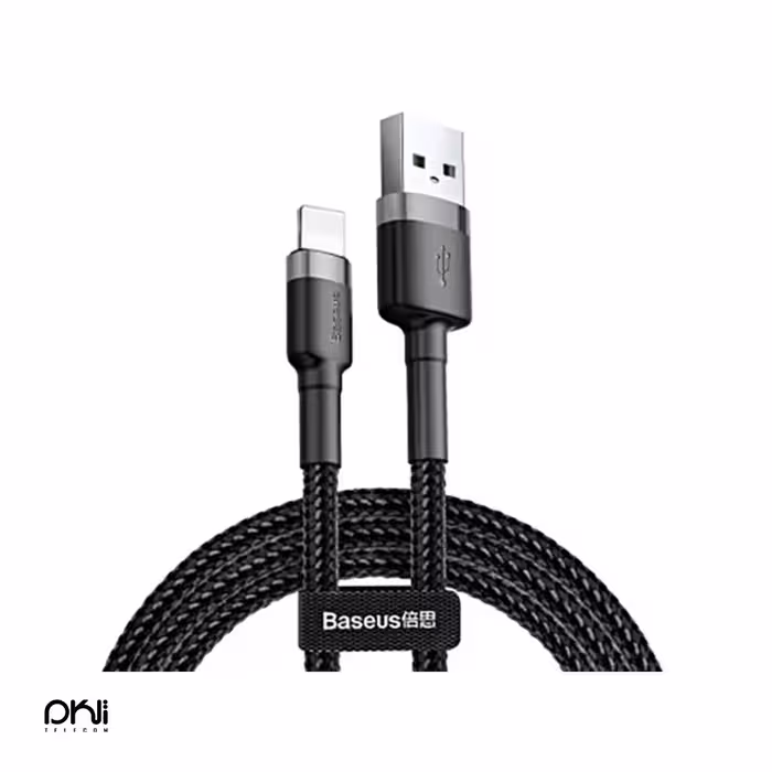 خرید کابل Baseus Cafule Lightning Cable 1m 2.4A CALKLF-BG1 - تلکام