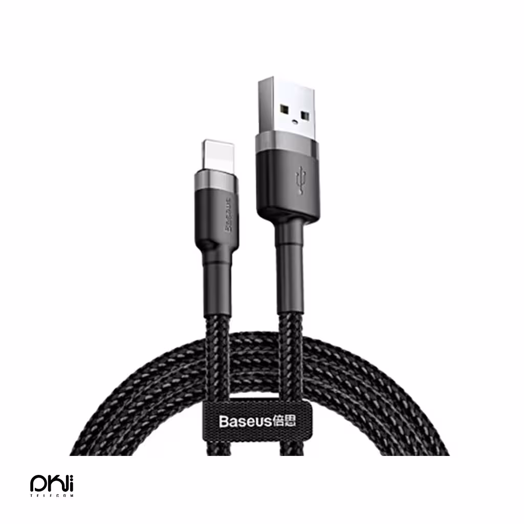 خرید کابل Baseus Cafule Lightning Cable 1m 2.4A CALKLF-BG1 - تلکام