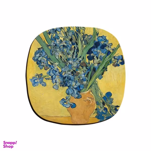 زیرلیوانی ترمه طراحان ایده مدل زنبق ها از ونگوگ کد art0029