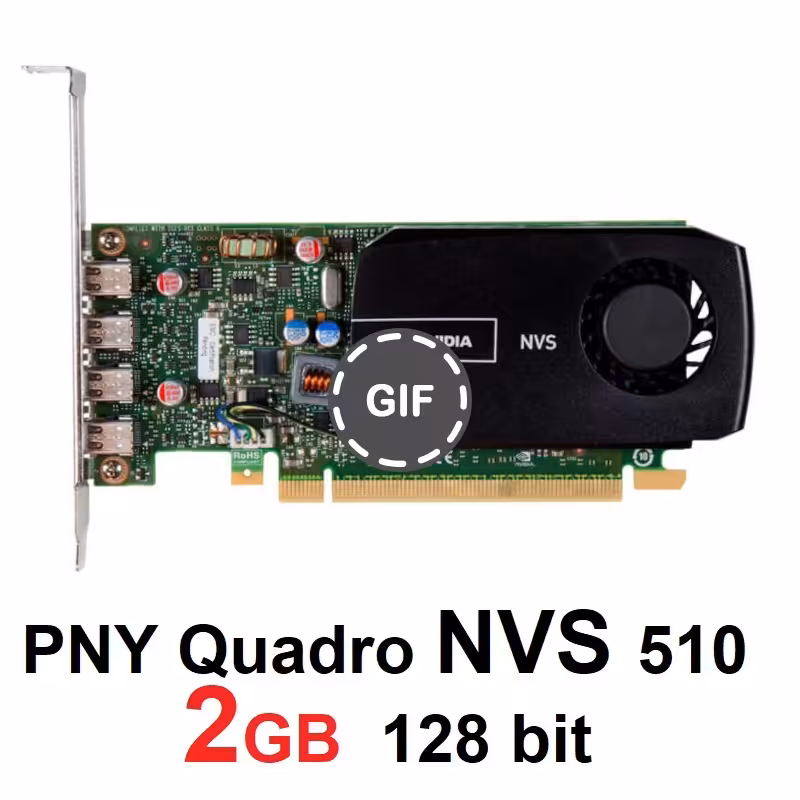 کارت گرافیک 2GB مدل PNY NVIDIA NVS 510