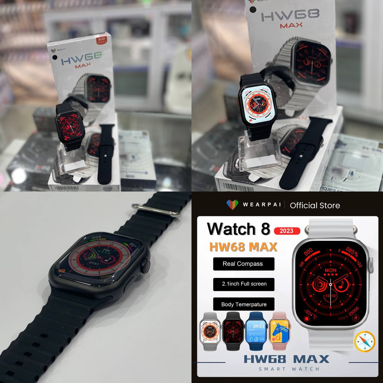 ساعت هوشمند 

  HW68 MAX
  45MM
  Watch 8