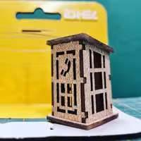 ماکت باجه تلفن عمومی برند اشل