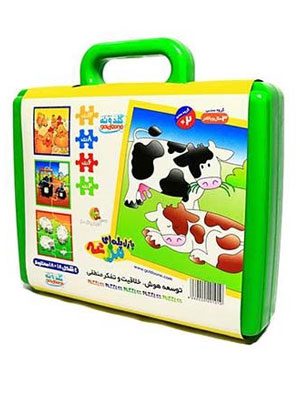 پازل پله ای مزرعه گلدونه