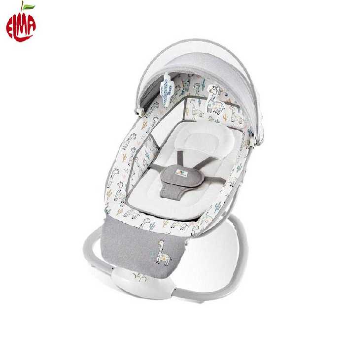 گهواره و نی نی لای لای موزیکال طرح زرافه 08207 ماستلا Mastela