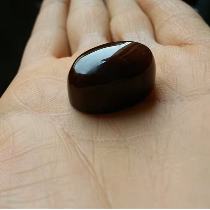 نگین عقیق شفت العبد بسیار زیبا طبیعی