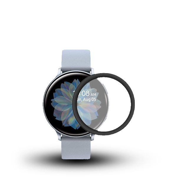 محافظ صفحه نمایش شیشه ای تمپرد مدل فول چسب مناسب (R820) Galaxy Watch Active2 44mm