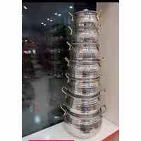 سرویس قابلمه روحی چکشی 14 پارچه