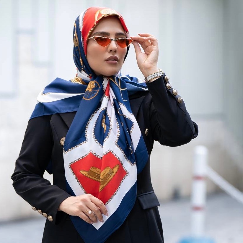 روسری جدید ابریشم توییل وارداتی