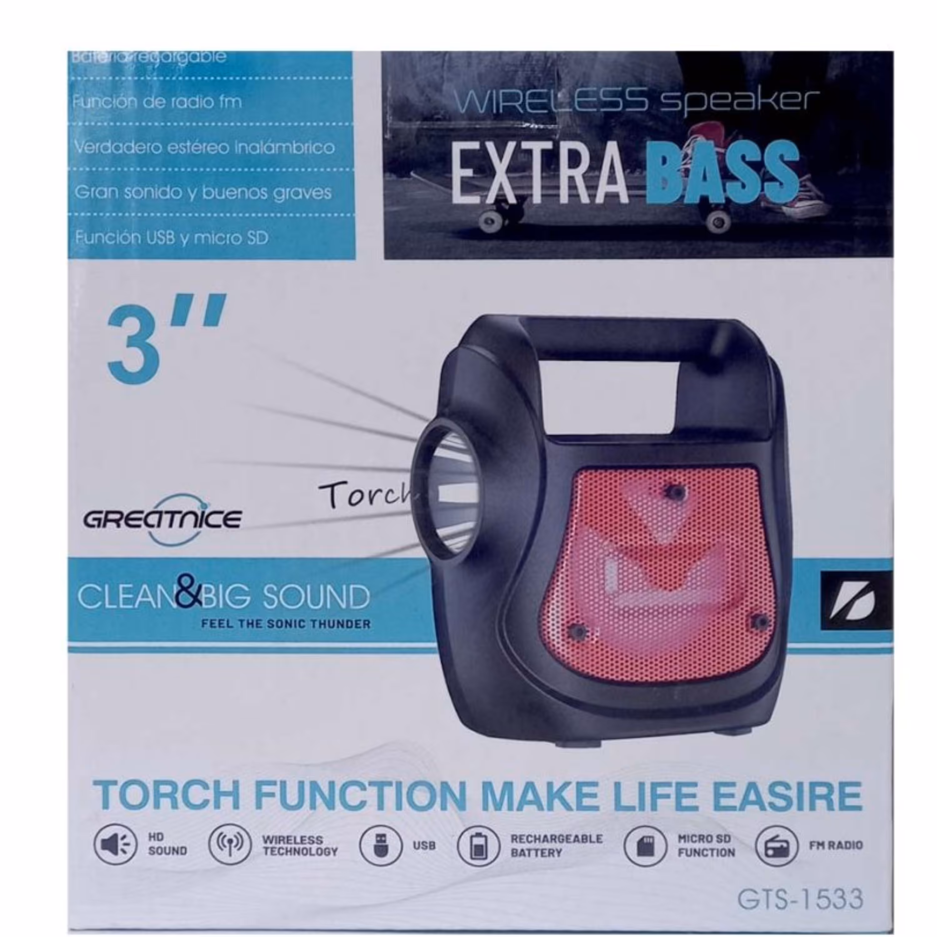 مینی اسپیکر GreatNice مدل GTS-1533