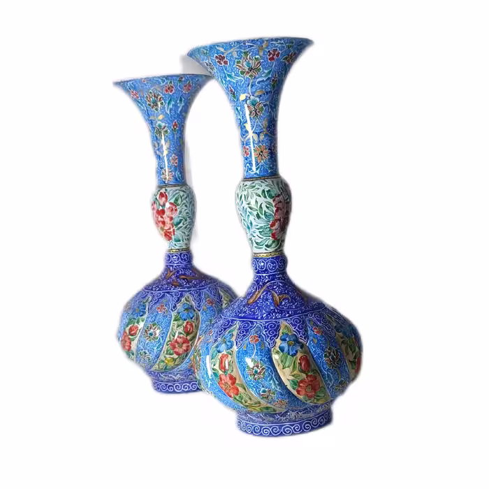 گلدان 30 سانتی میناکاری 