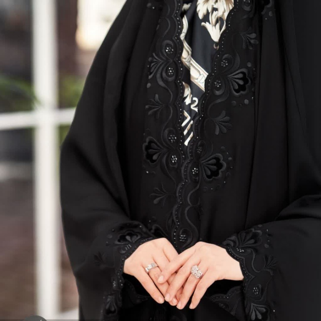 چادرمشکی  گلدوزی 6