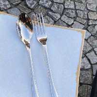 سرویس قاشق و چنگال 24نفره 120 پارچه یونیک آلمان اصل طرح جدید براقه