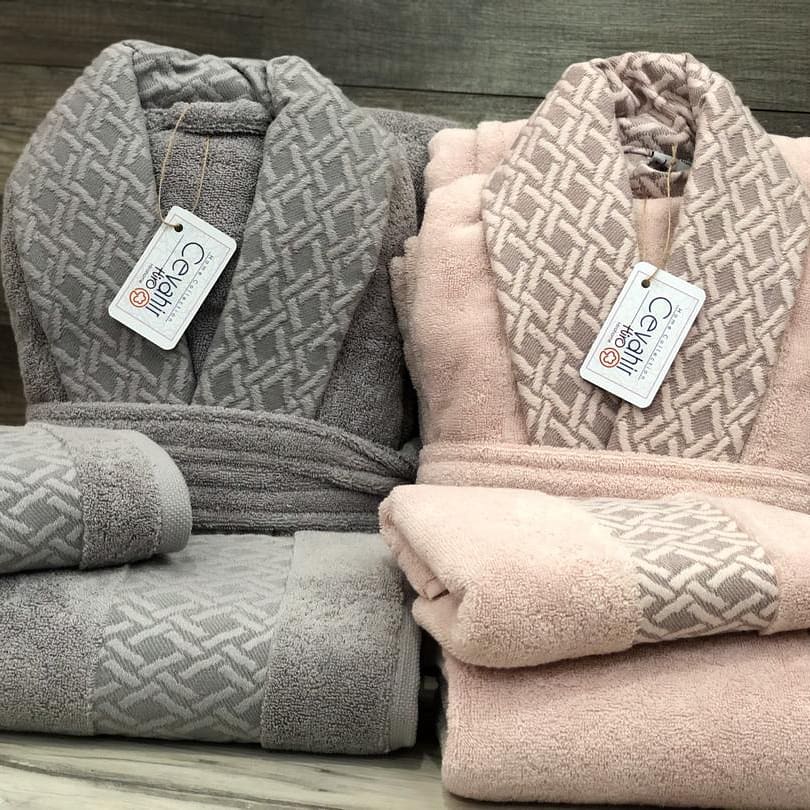 سرویس حوله عروس و داماد جواهیر 10 تیکه