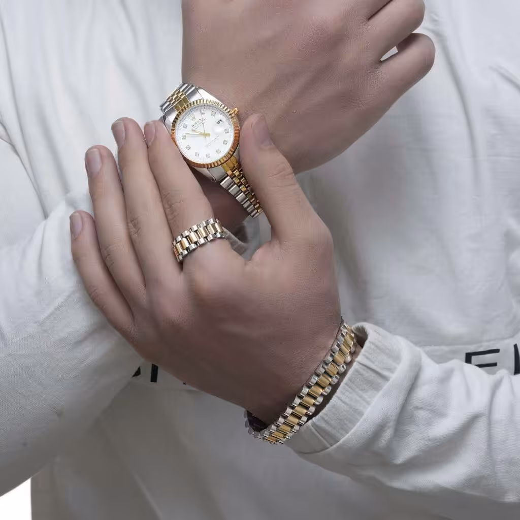 ست ساعت لوکس و بسیار شیک مردانه مارک ROLEX

