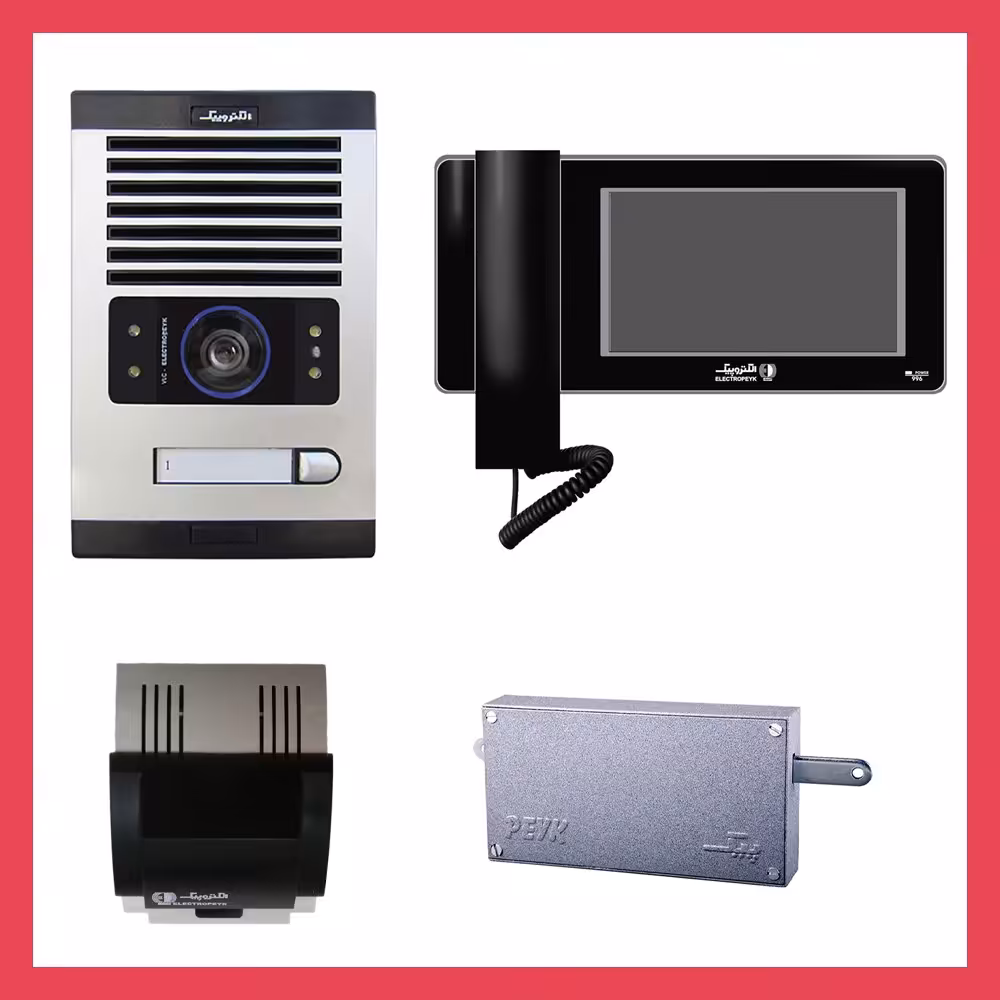 آیفون تصویری دربازکن الکتروپیک مدل996 رنگ مشکی36 ماه ضمانت ( پک کامل 1 واحده)