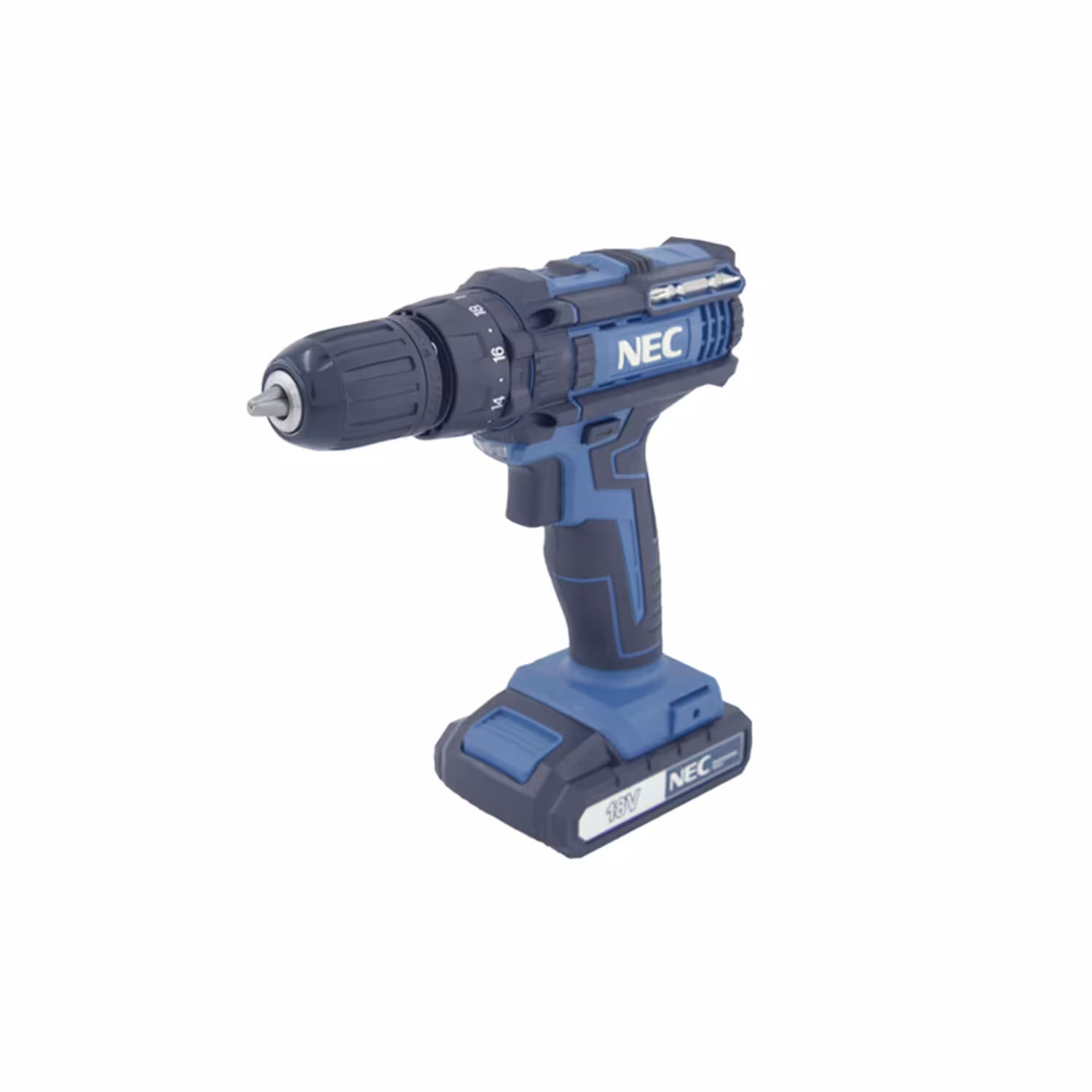 دریل پیچ گوشتی شارژی  18 ولت چکشی دارای کیف حمل (NEC-Li 1518 k)