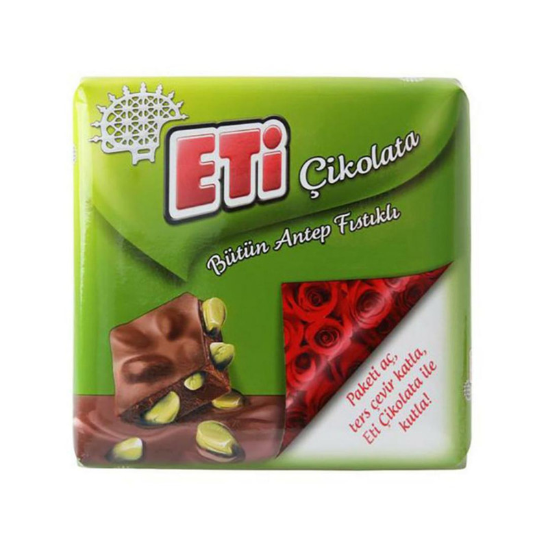 شکلات تابلت با مغز پسته اتی کارام - 60 گرم