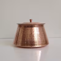 دیگ مسی نوزادی نانو شده زنجان سایز متوسط با کیفیت عالی 