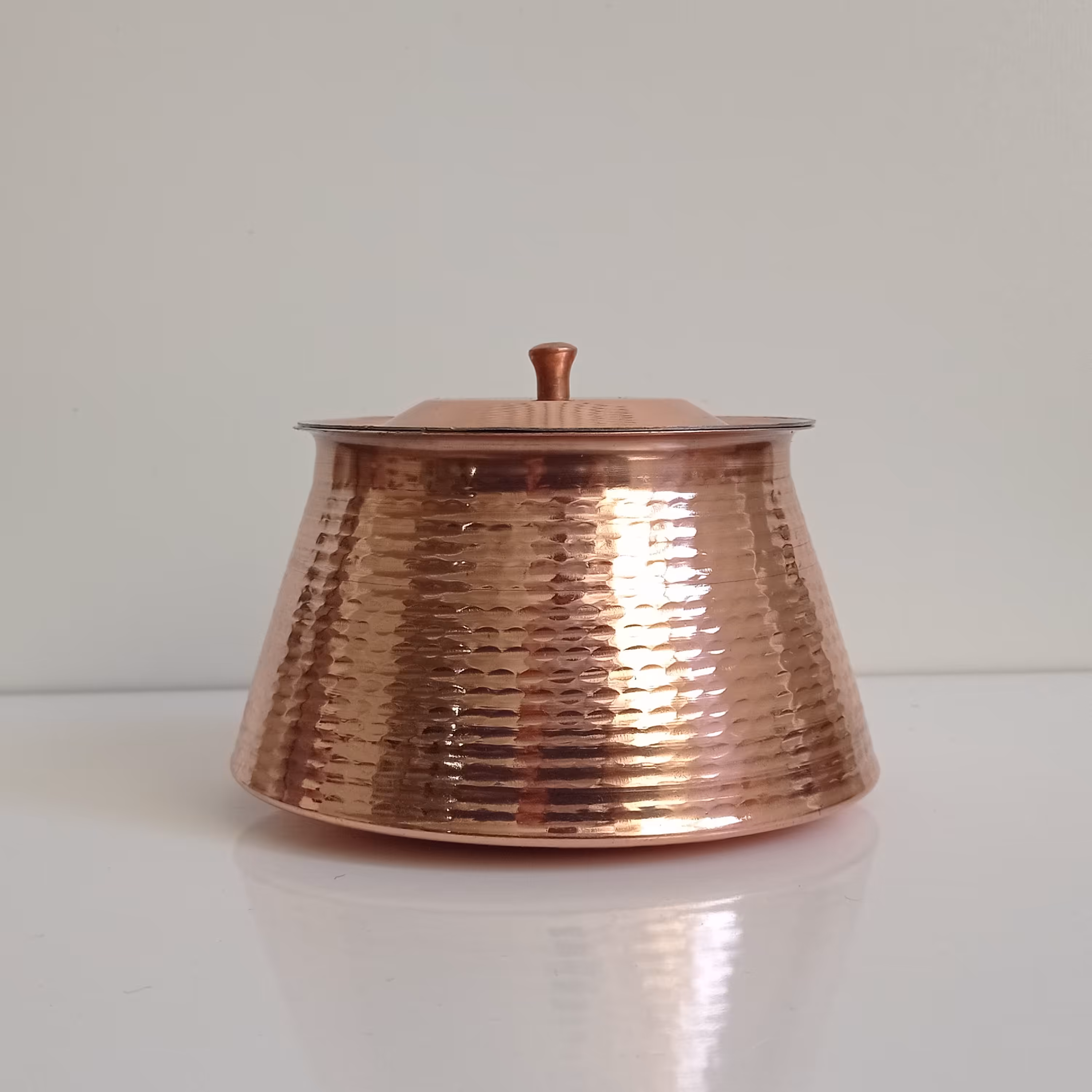 دیگ مسی نوزادی نانو شده زنجان سایز متوسط با کیفیت عالی 