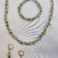 نیم ست ترکیبی توپاز،زبرجد،سیترین