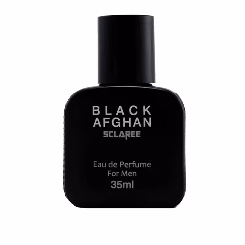 ادکلن اسکلاره بلک افغان  Black Afghan عطر جیبی 35 میل بلک افغان اسکلاری ادکلن بلک افغان Sclaree perfume عطر جیبی گرم