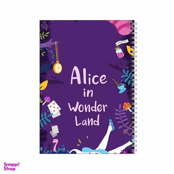 دفتر مشق 50 برگ بامبیلیپ طرح آلیس در سرزمین عجایب کد 3698803