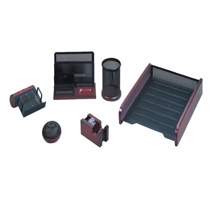 خرید ست رومیزی چوب و فلز 1 6 تکه جهان نما مدل 51