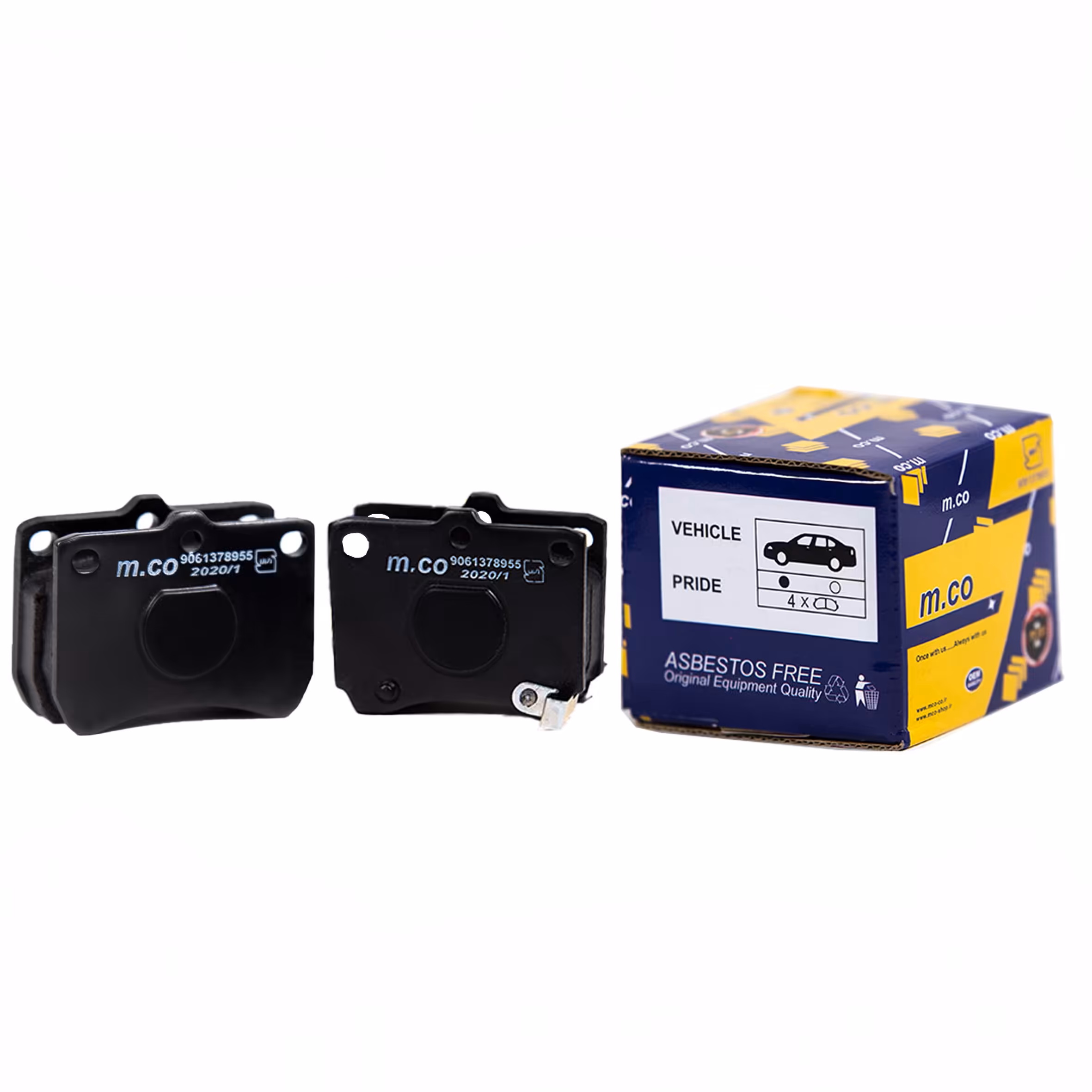 لنت ترمز جلو امکو مناسب برای خودرو پراید وانت 151