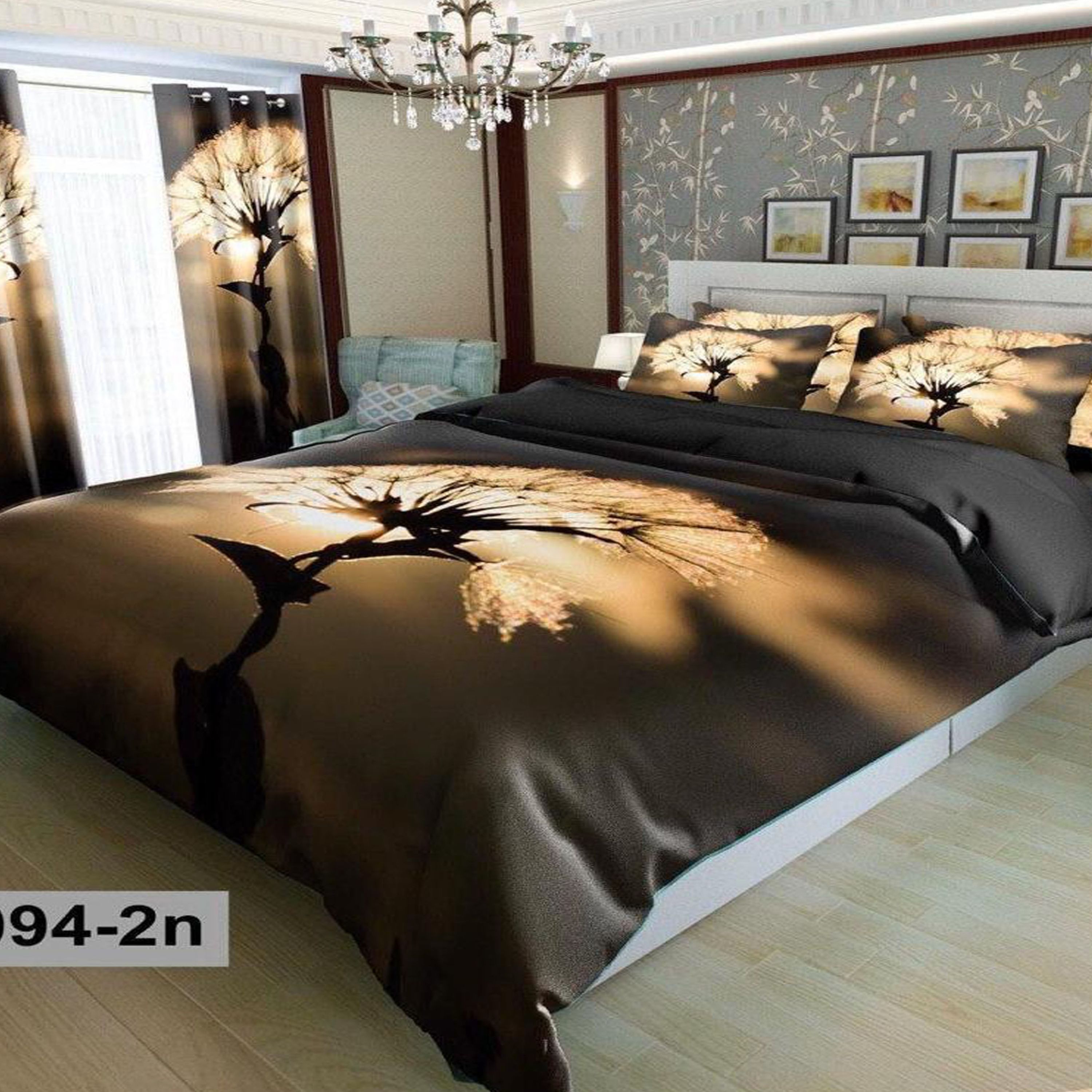 سرویس روتختی 1 نفره تنسل چاپی برندترک لند (Turk Land) کد rs z 94