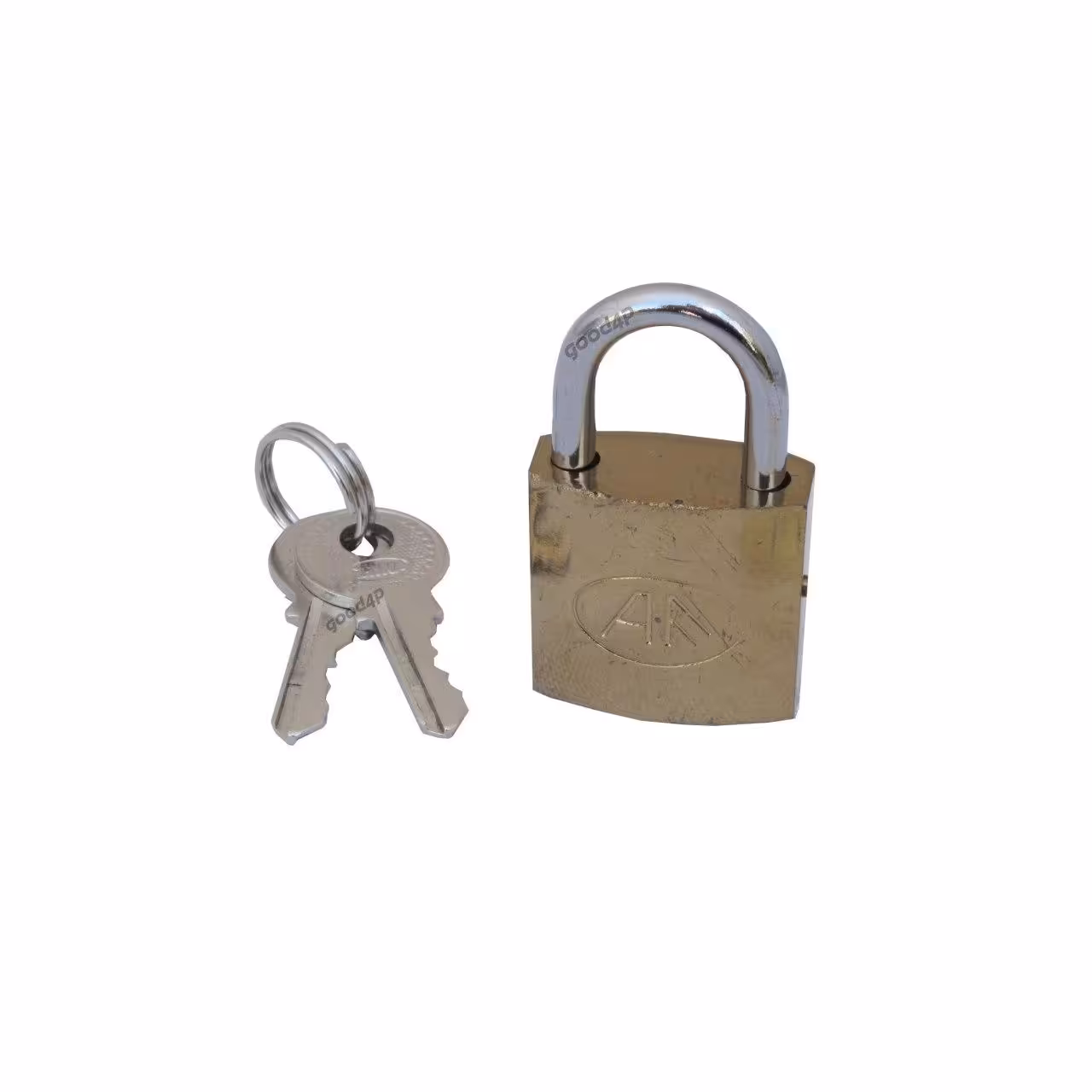 قفل آویز سایز 25 طرح برنجی 3 کلید معمولی AOFANPAI