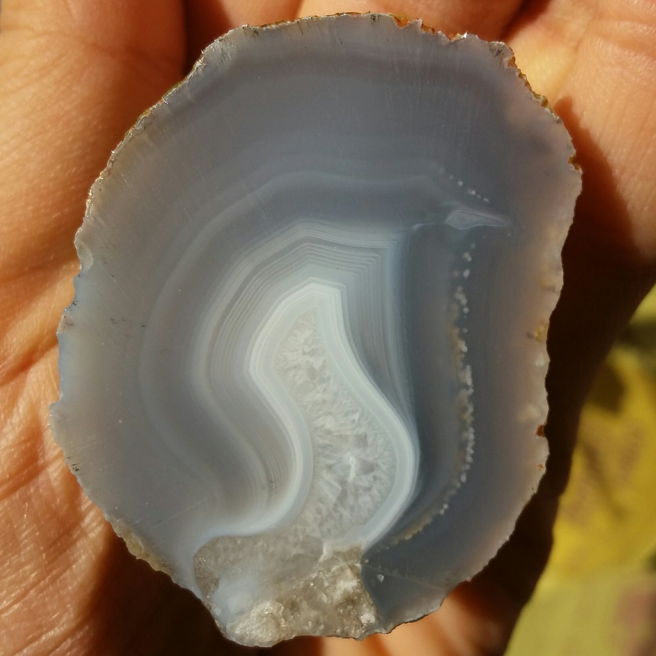 اسلایس سنگ راف عقیق سلیمانی 3بعدی مصور(مرغ آمین) 100درصد طبیعی شاهکار خلقت دیدنی