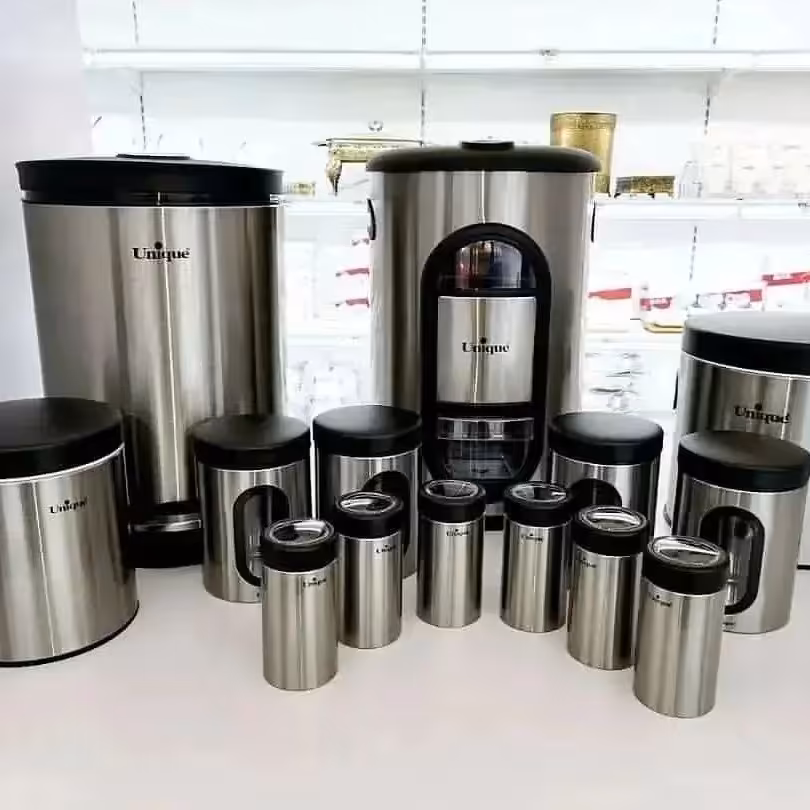 سرویس آشپزخانهدتمام استیل یونیک هزینه ارسال رایگان 