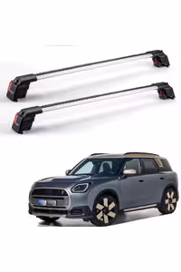 نوار محافظ خودرو خاکستری MINI COUNTRYMAN E 2024 پس از TRX1 CARRIER قفل حامل SEARFALL CABER CEILING BAR GREY Thunder